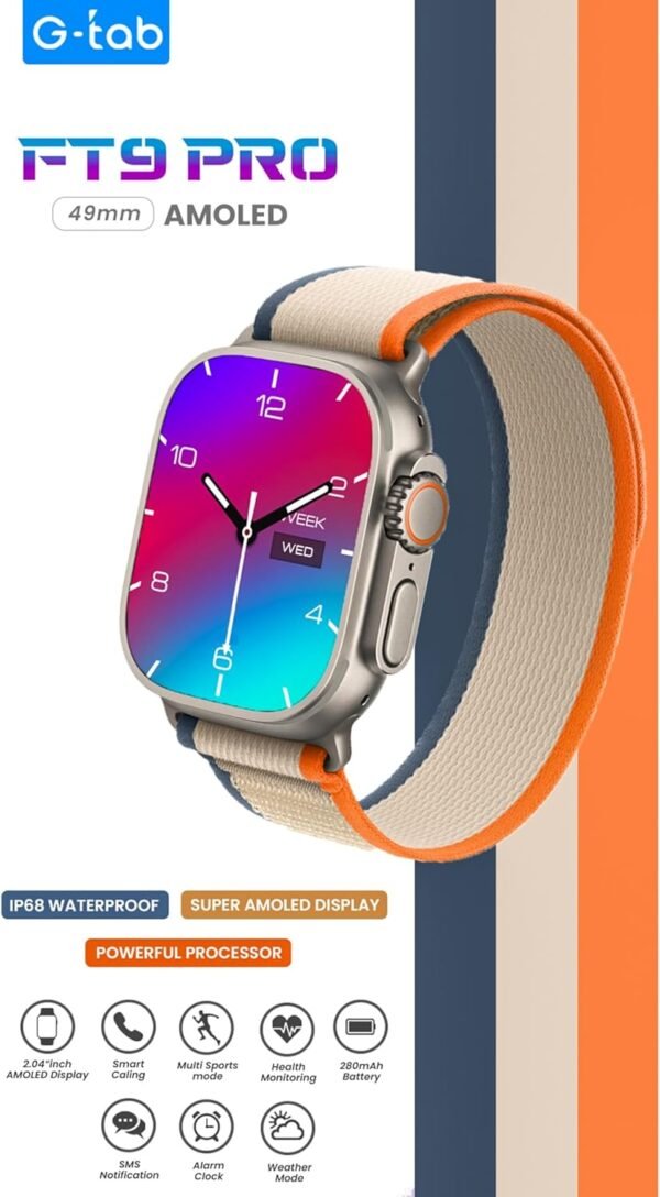 ⁦G‑Tab FT9 Pro – الأداء الكبير بشاشة عملاقة 49 مم AMOLED⁩ - الصورة ⁦3⁩