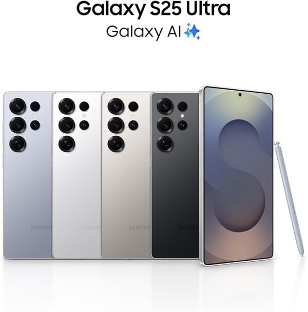 ⁦Samsung Galaxy S25 Ultra (2025) – Titanium SilverBlue (256GB + 12GB RAM)⁩ - الصورة ⁦2⁩