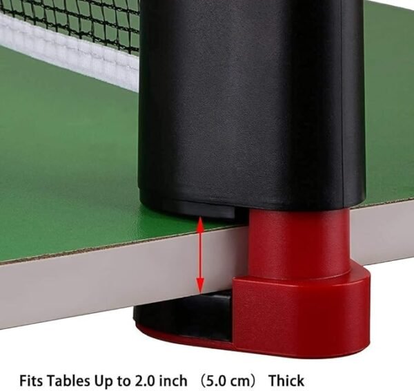 ⁦شبكة تنس طاولة جوكر قابلة للتمدد (لكل أنواع الطاولات) Portable Ping Pong Net⁩ - الصورة ⁦2⁩