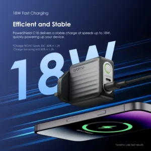 Oraimo 18W Fast Charger | شاحن سريع من أوريمو بقوة 18 واط