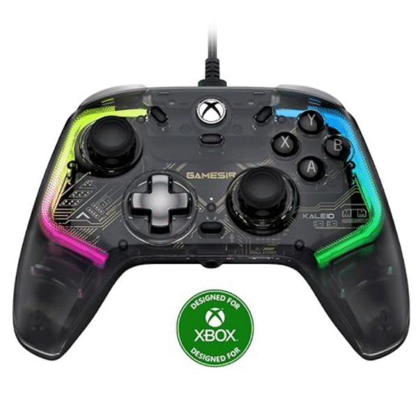 GameSir KALEID RGB – يد تحكم سلكية بإضاءة ملونة للأكسبوكس والويندوز